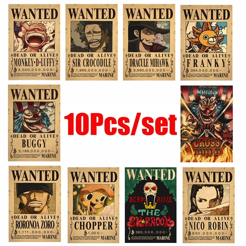 LGQHCE Cartes One Piece, One Piece Wanted Poster Carte, One Piece Cartes de  Trading pour Les Fans Les Enfants Les Adolescents et Les Adultes :  : Jeux et Jouets